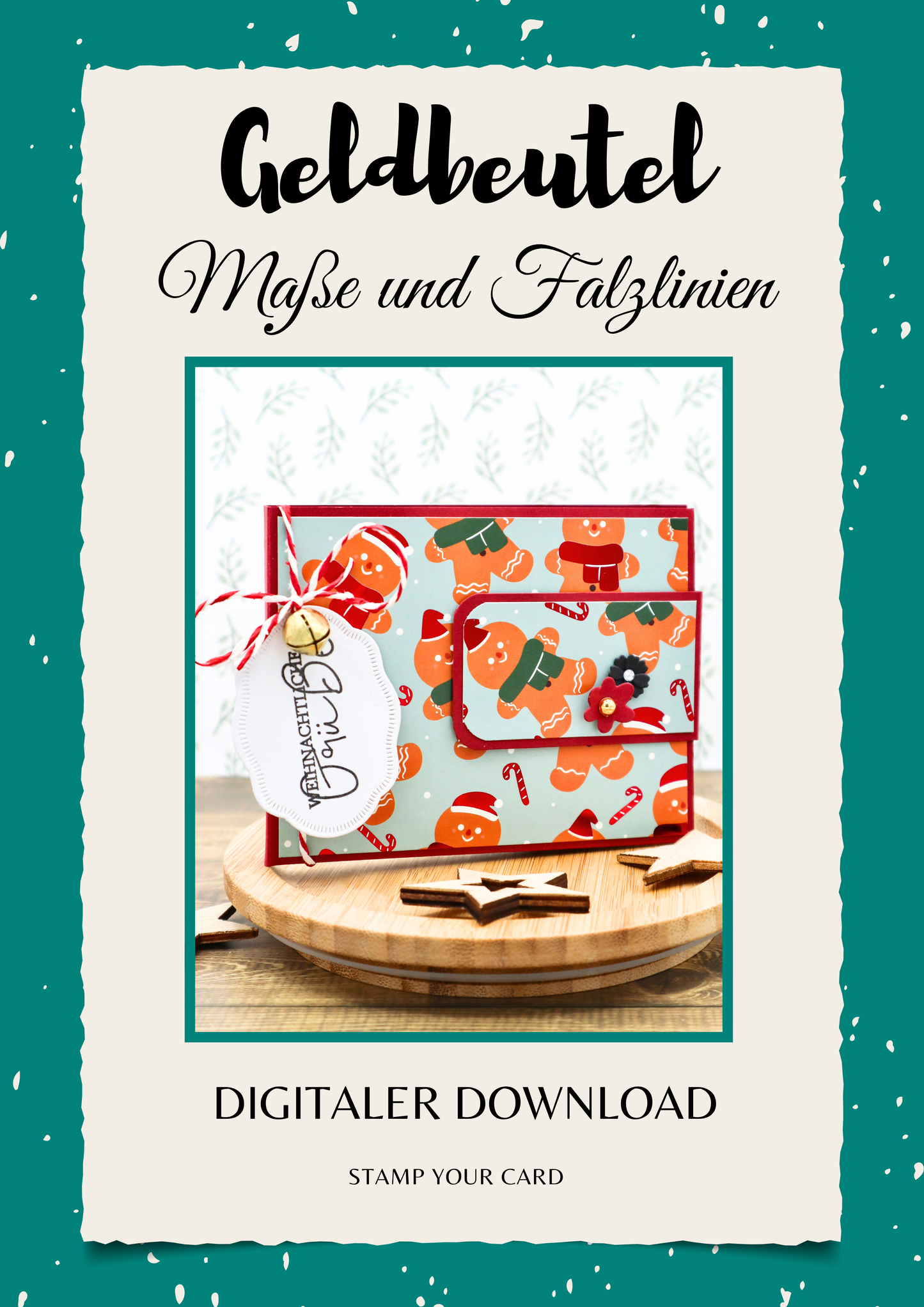 Wallet - Dimensions & Fold Lines in cm (PDF Download) GERMAN