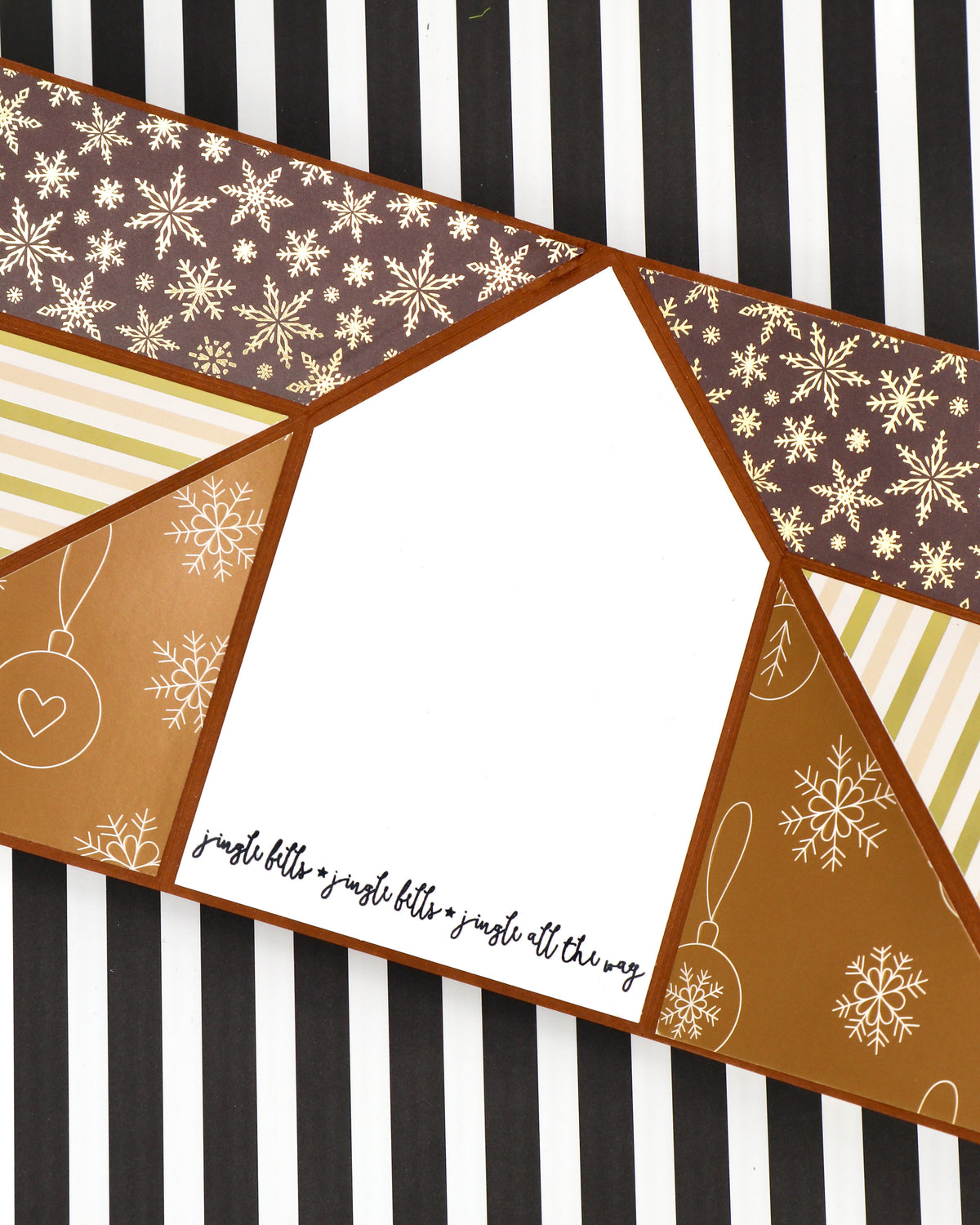 House Fold Card - measurements & scoring lines in CM (PDF-Download) ENGLISH