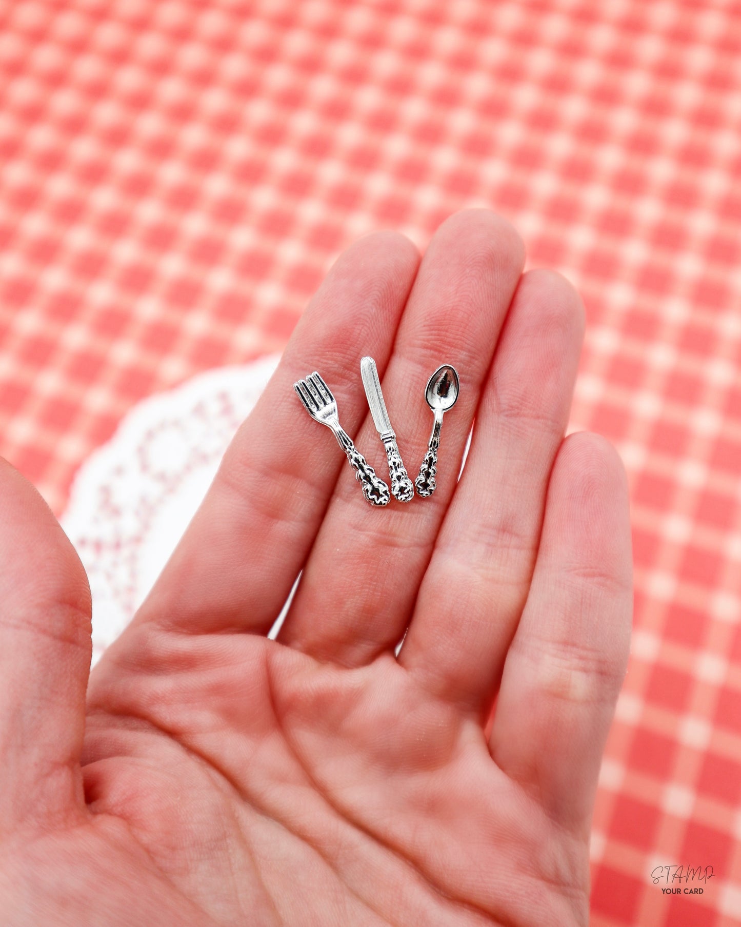 Miniatur BESTECK, 6-teilig