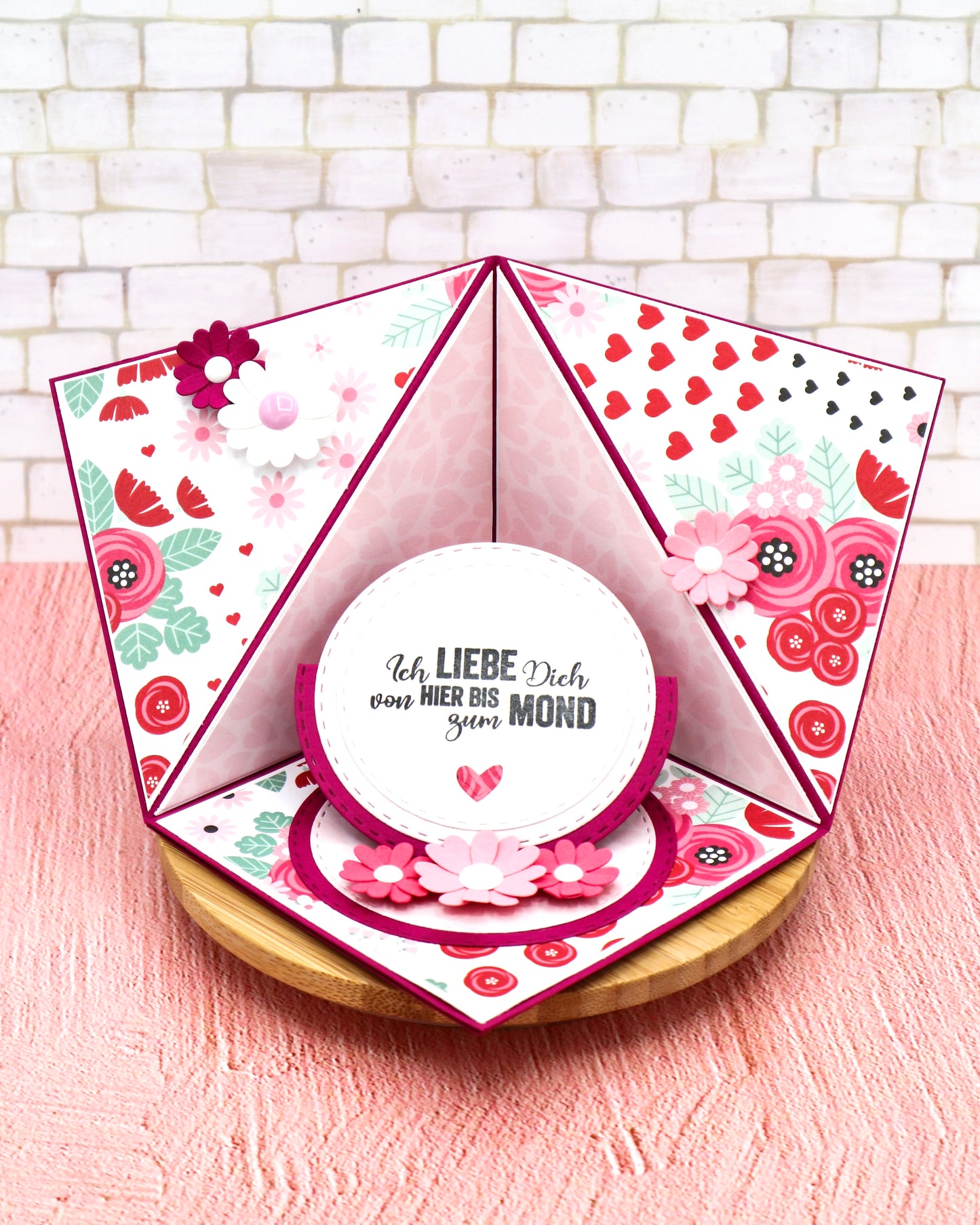 Ecken Karte - Maße & Falzlinien in CM Angaben (PDF-Download) DEUTSCH