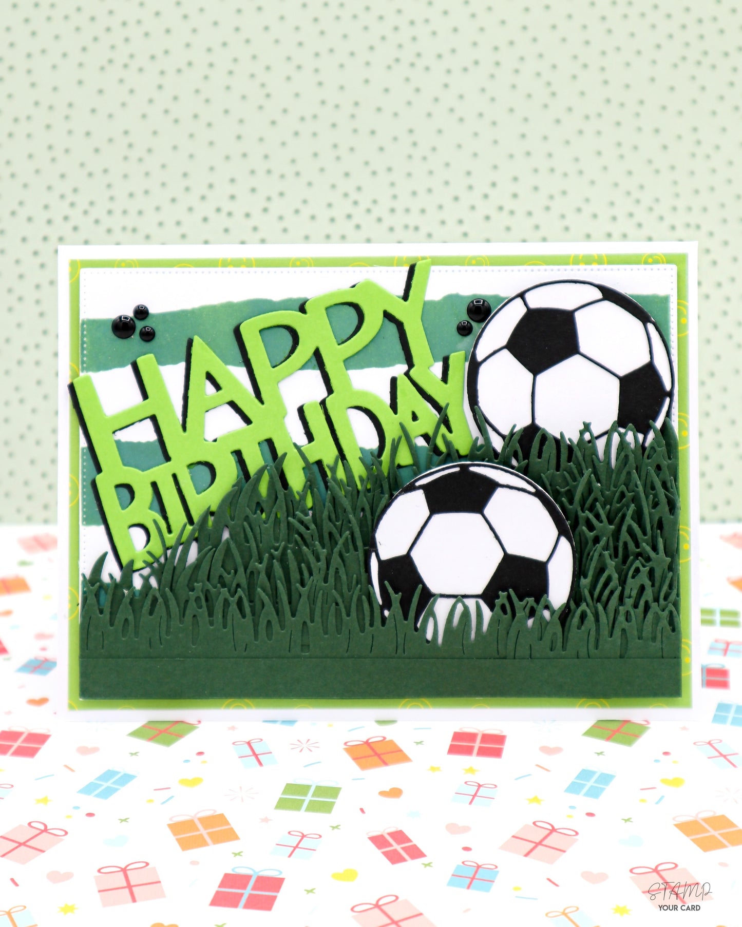 FUSSBALLKARTE zum Geburtstag
