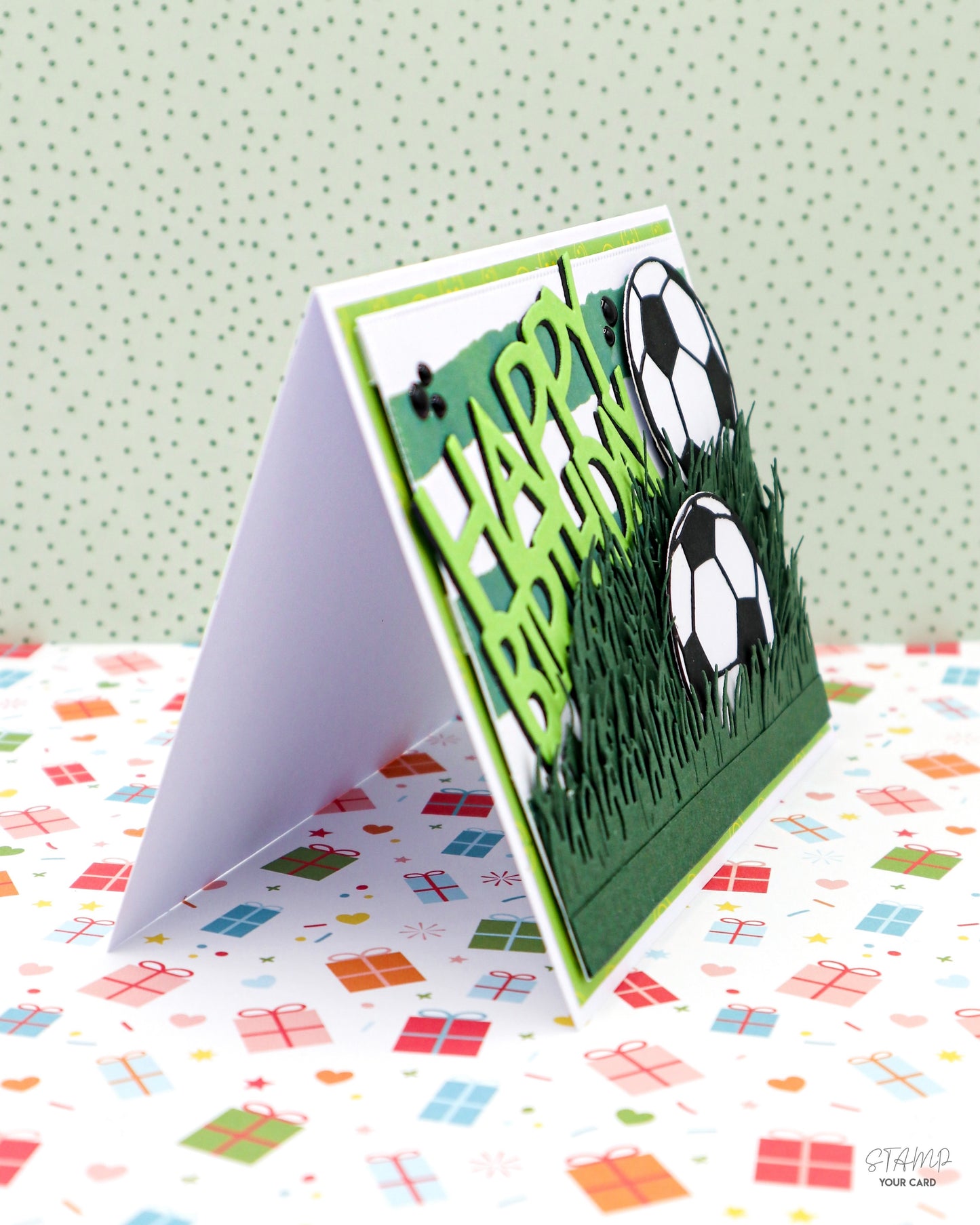 FUSSBALLKARTE zum Geburtstag
