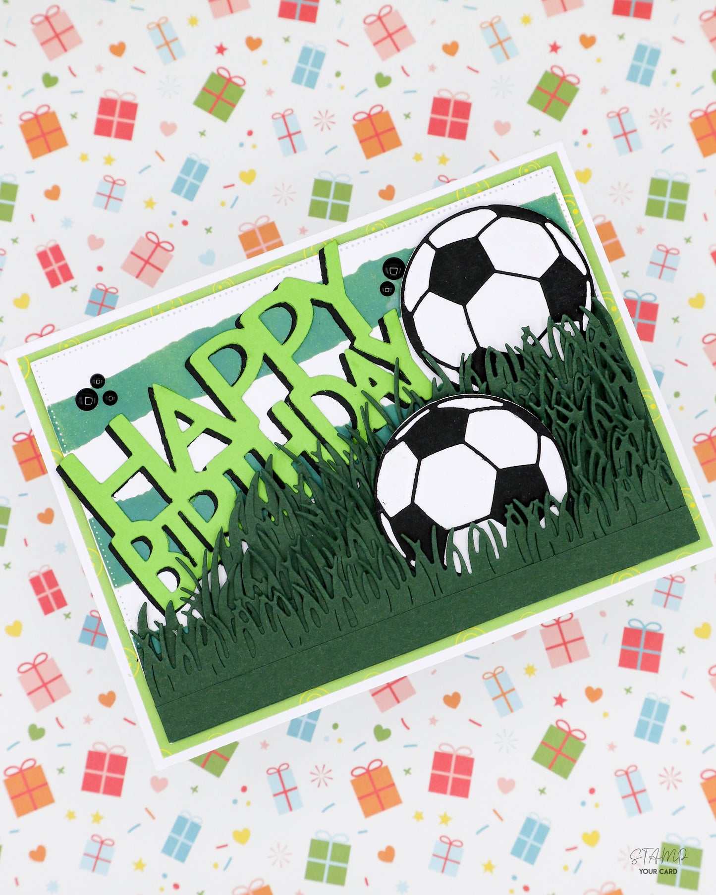 FUSSBALLKARTE zum Geburtstag