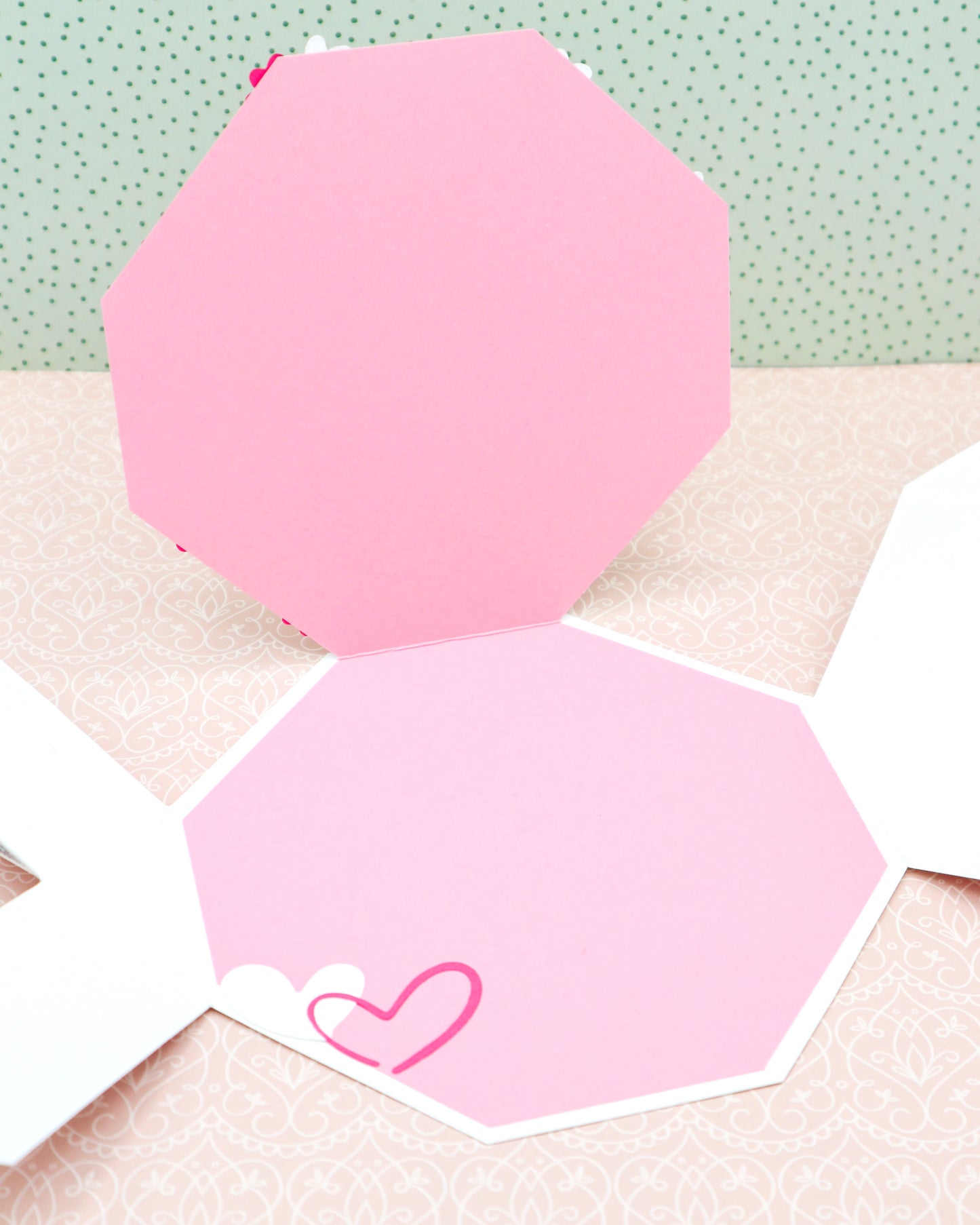 HEXAGON Hochzeitskarte