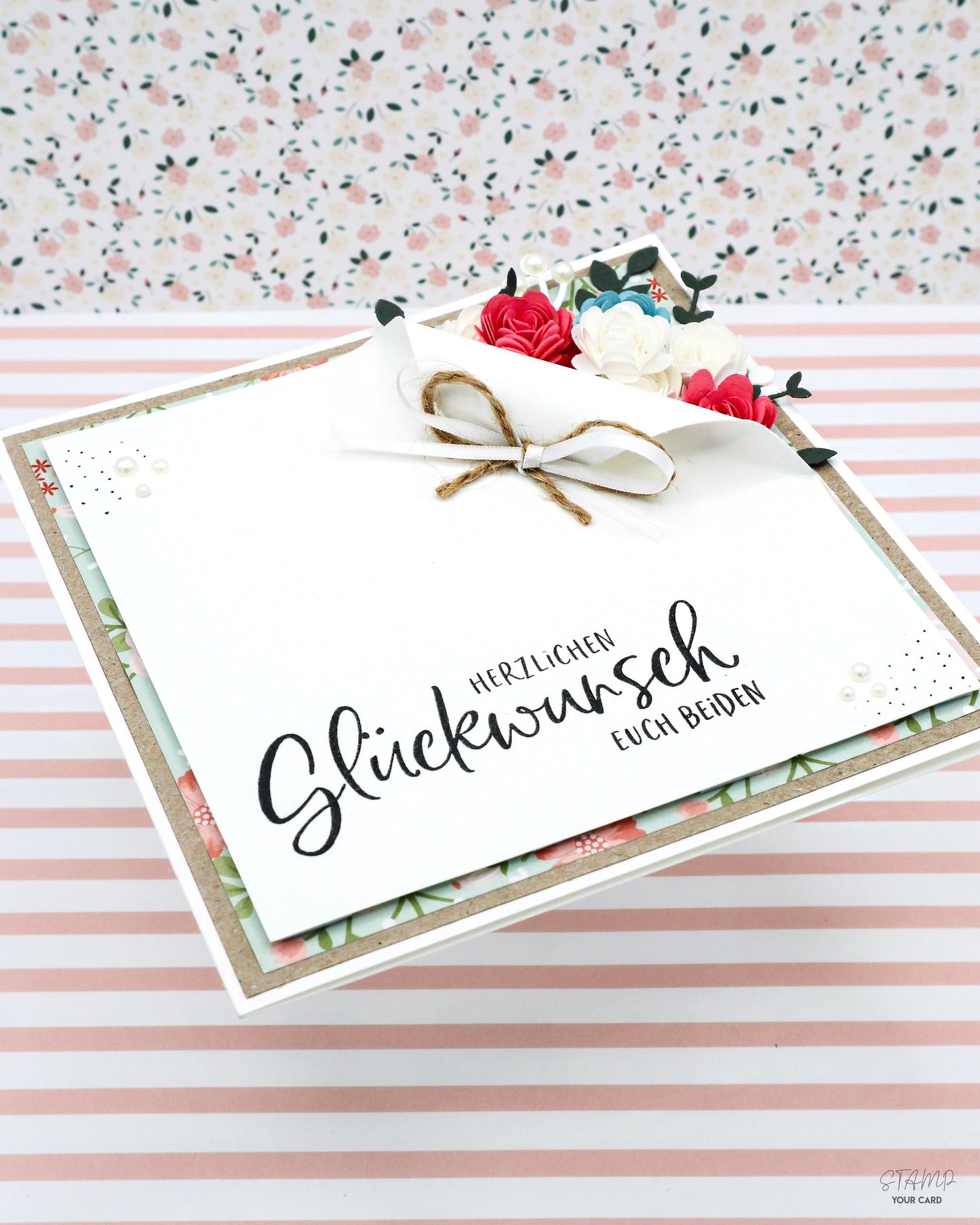 BLUMEN Hochzeitskarte