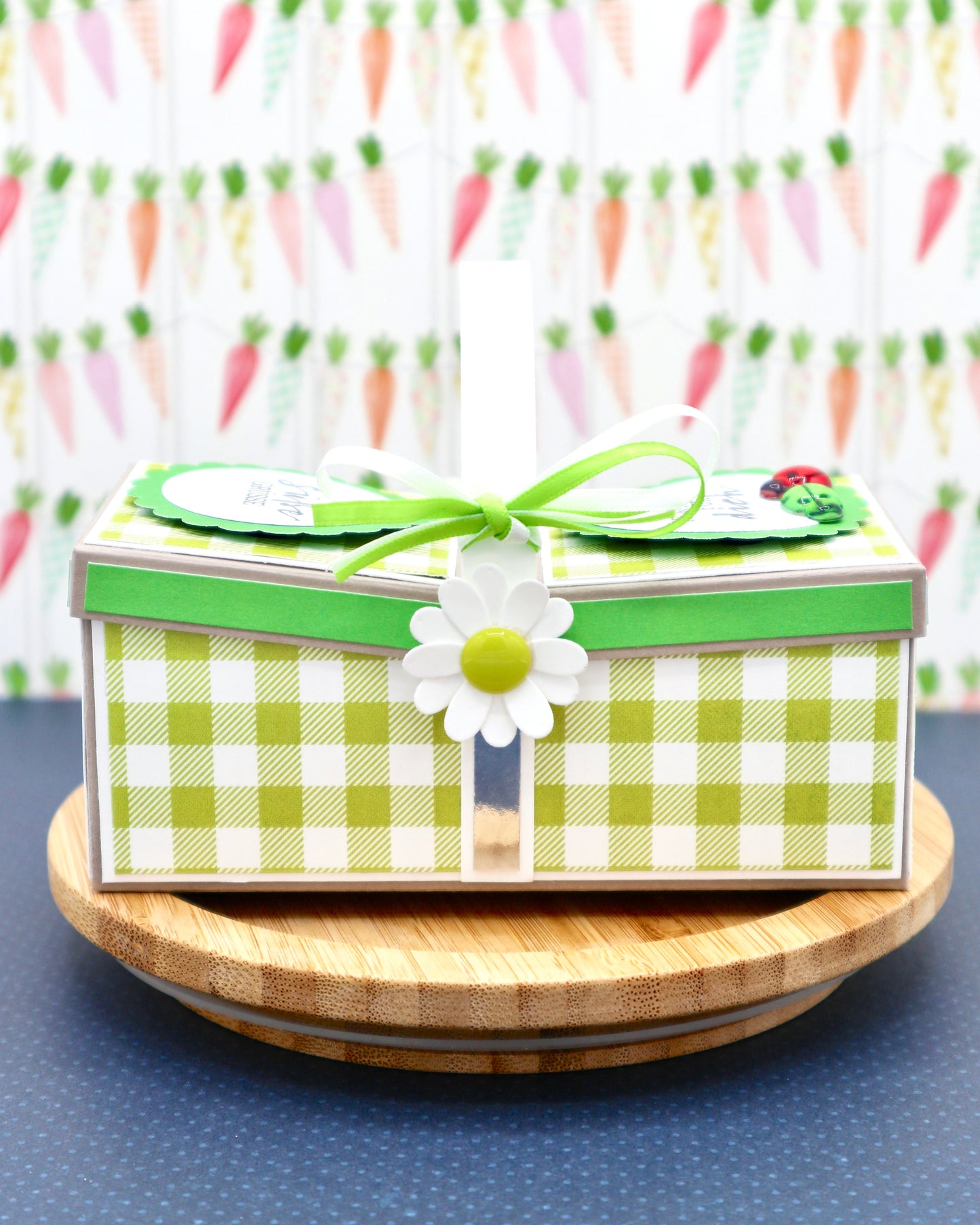 Gift Basket - Dimensions & Folding Lines in CM (PDF Download) GERMAN