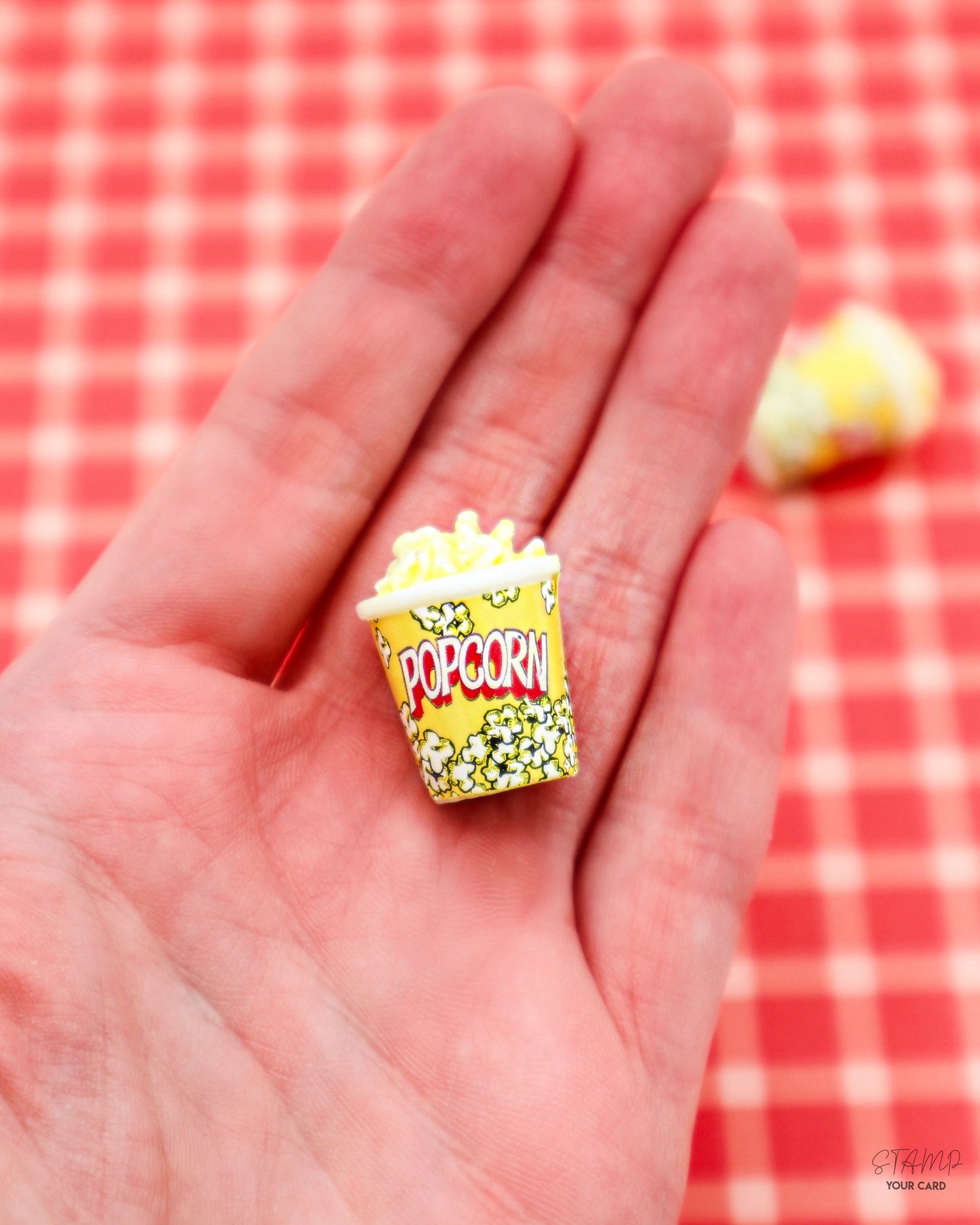 POPCORN in a bucket, Miniatur Popcorn Eimer