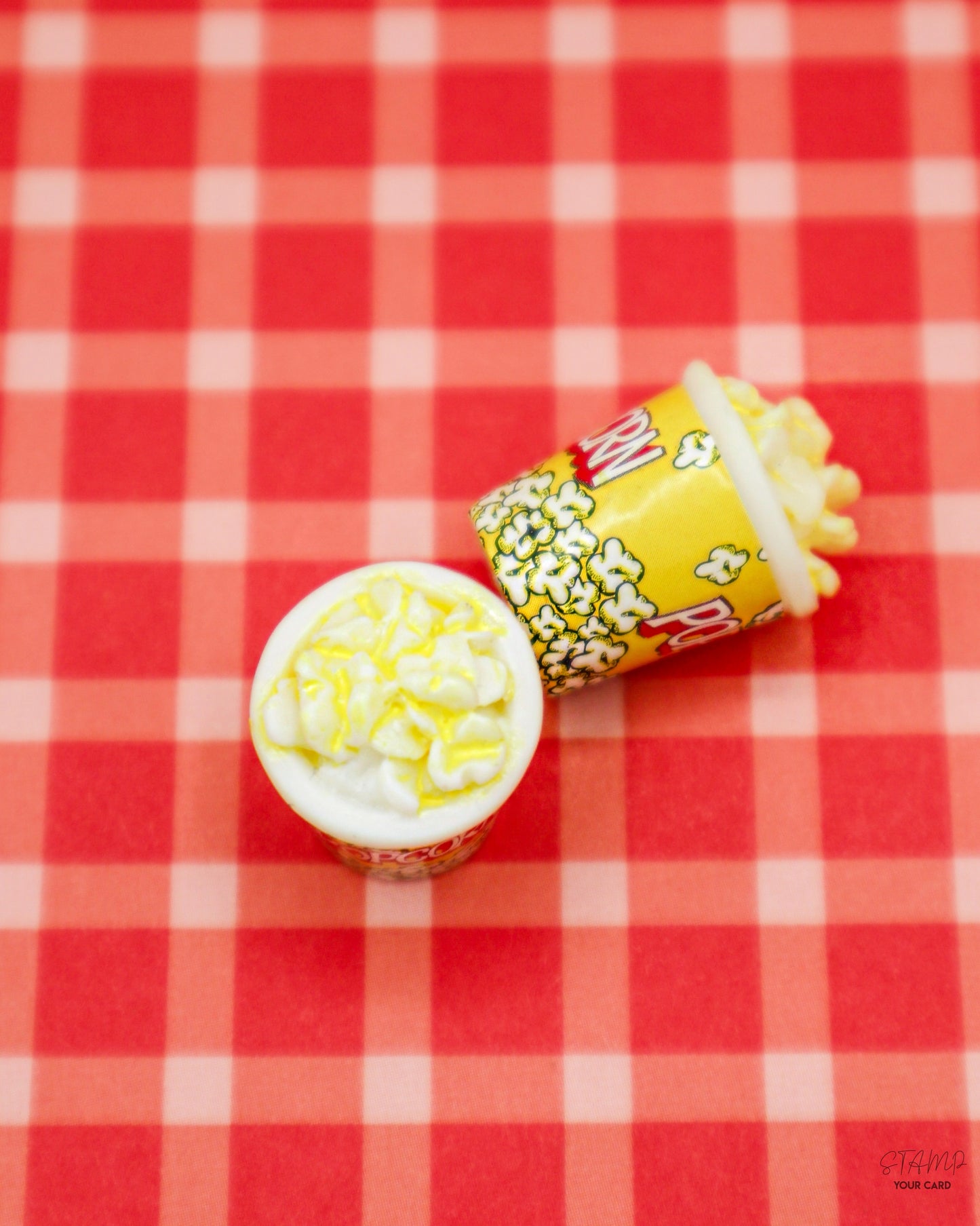 POPCORN in a bucket, Miniatur Popcorn Eimer