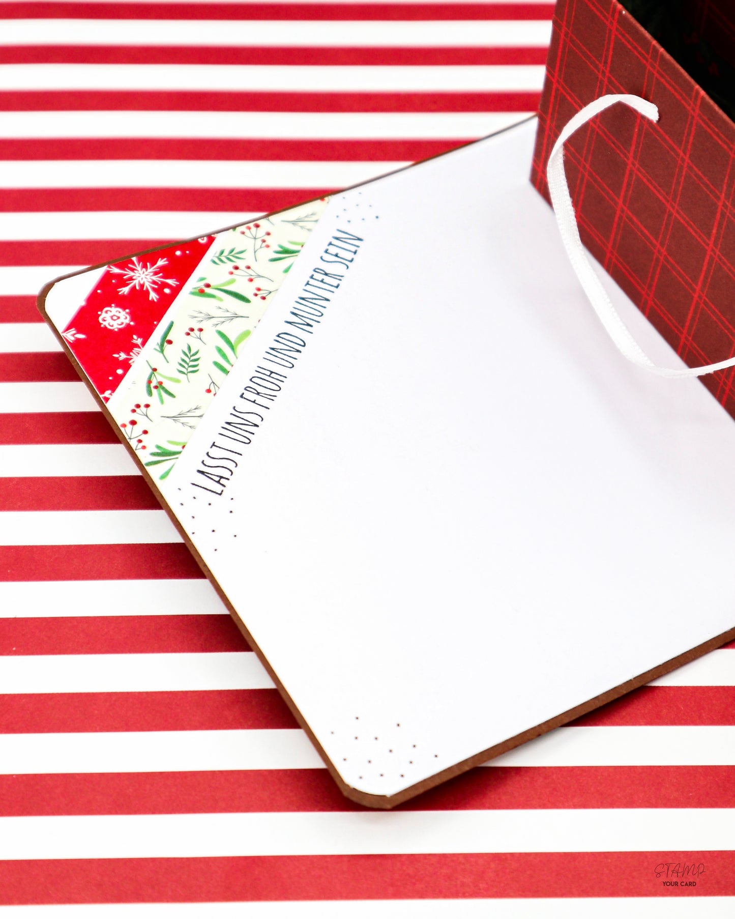 SHOPPING BAG, POP UP Karte