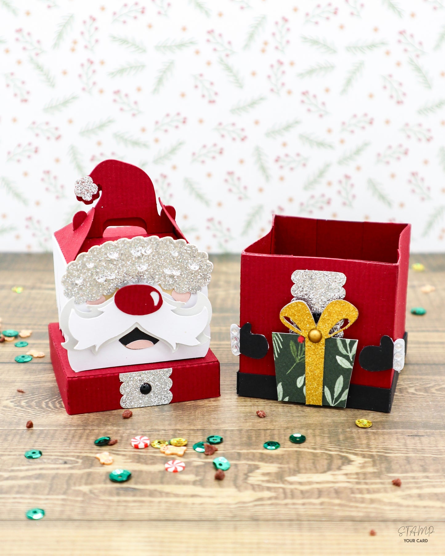 WEIHNACHTSMANN und RENTIER Box