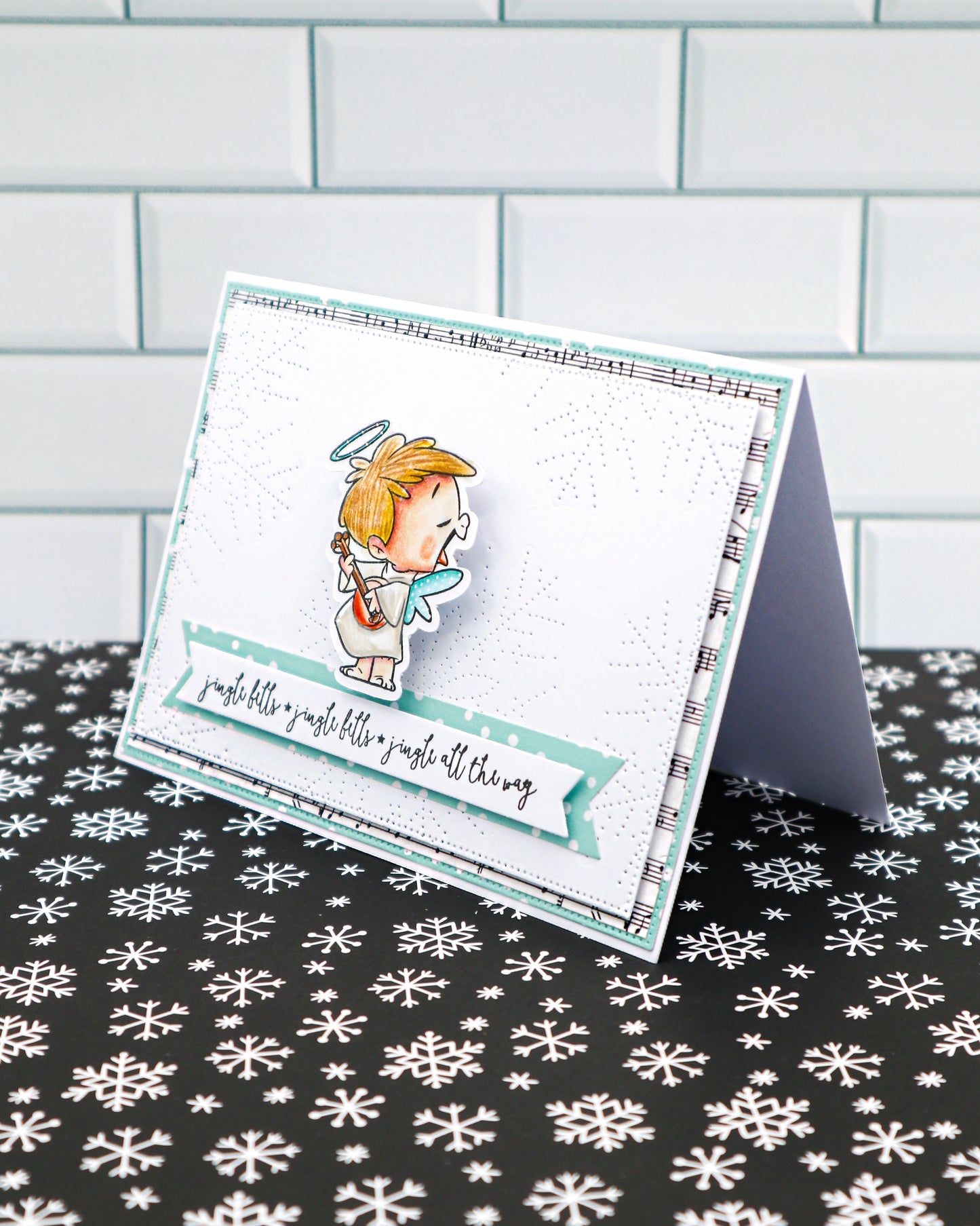 Jingle Bells! Karte mit WACKEL-EFFEKT