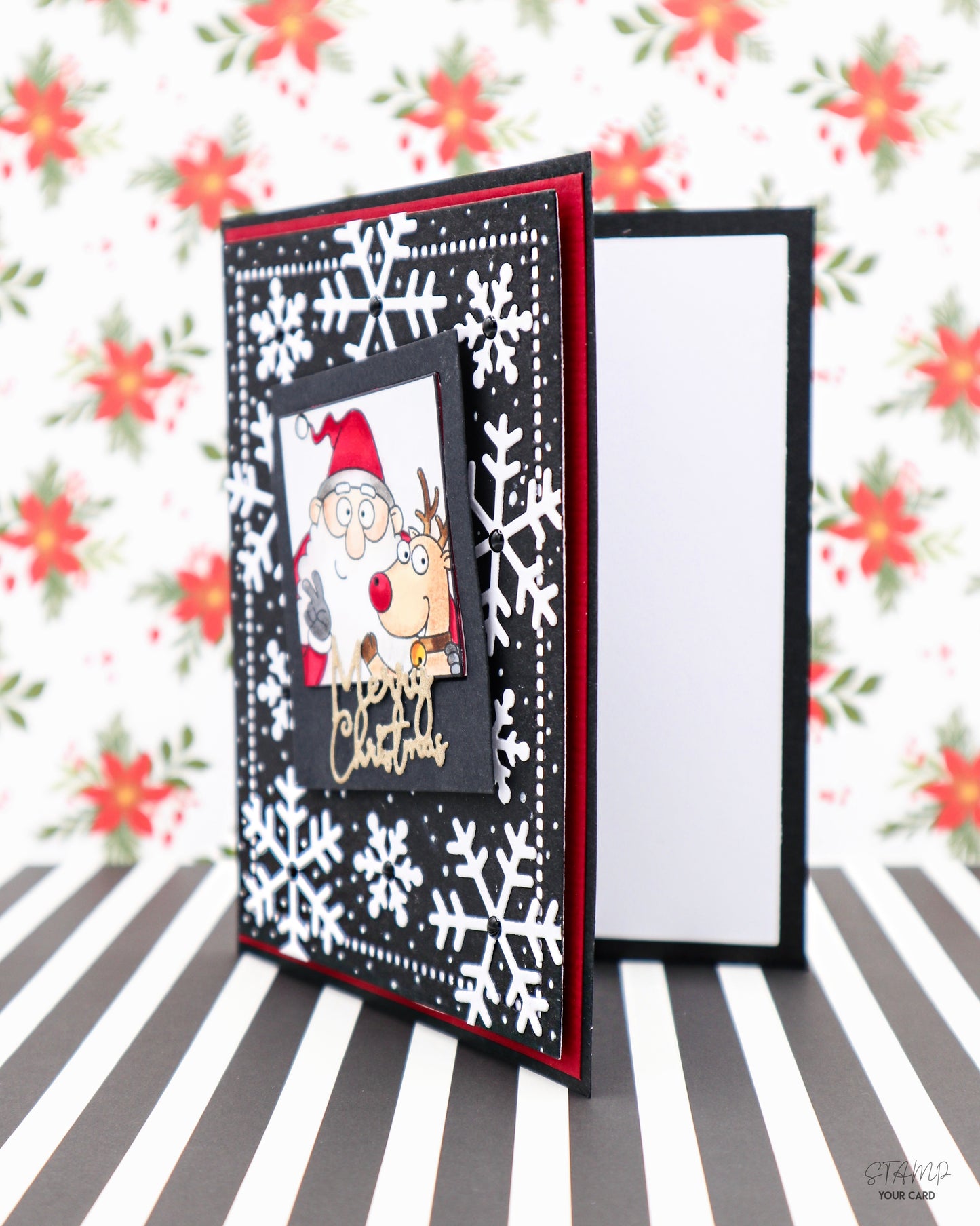 Weihnachtskarte SELFIE