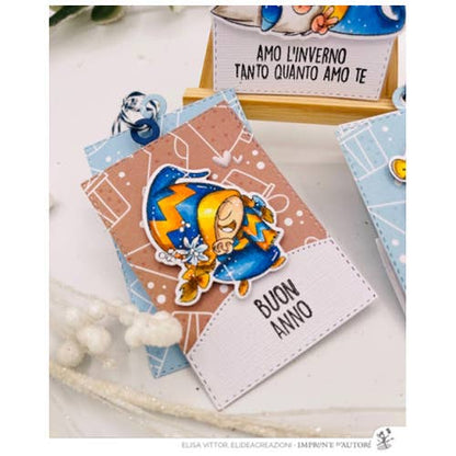 Winter GNOMES Clear Stamps