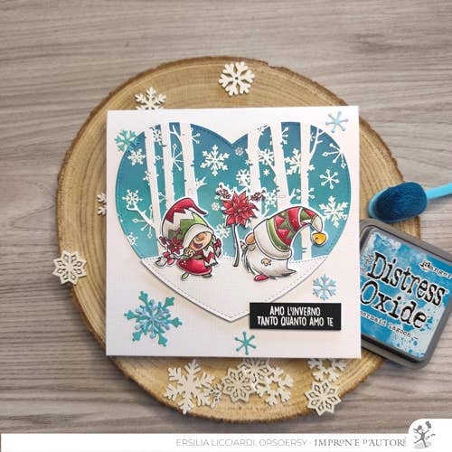 Winter GNOMES Clear Stamps