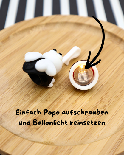 Glasanhänger Glühwürmchen FUßBALL EDITION inkl. Ballonlichter
