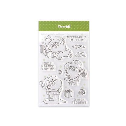 SANTA Mission Clear Stamps