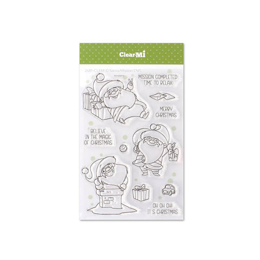 SANTA Mission Clear Stamps