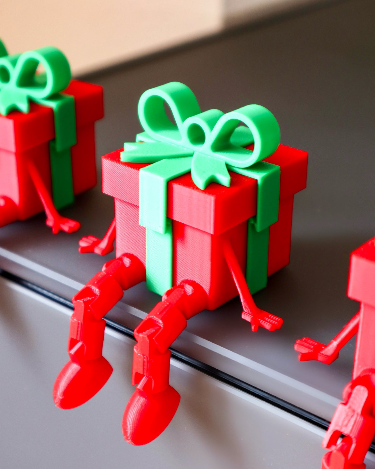 3D-Druck Geschenkbox mit flexiblen Beinen