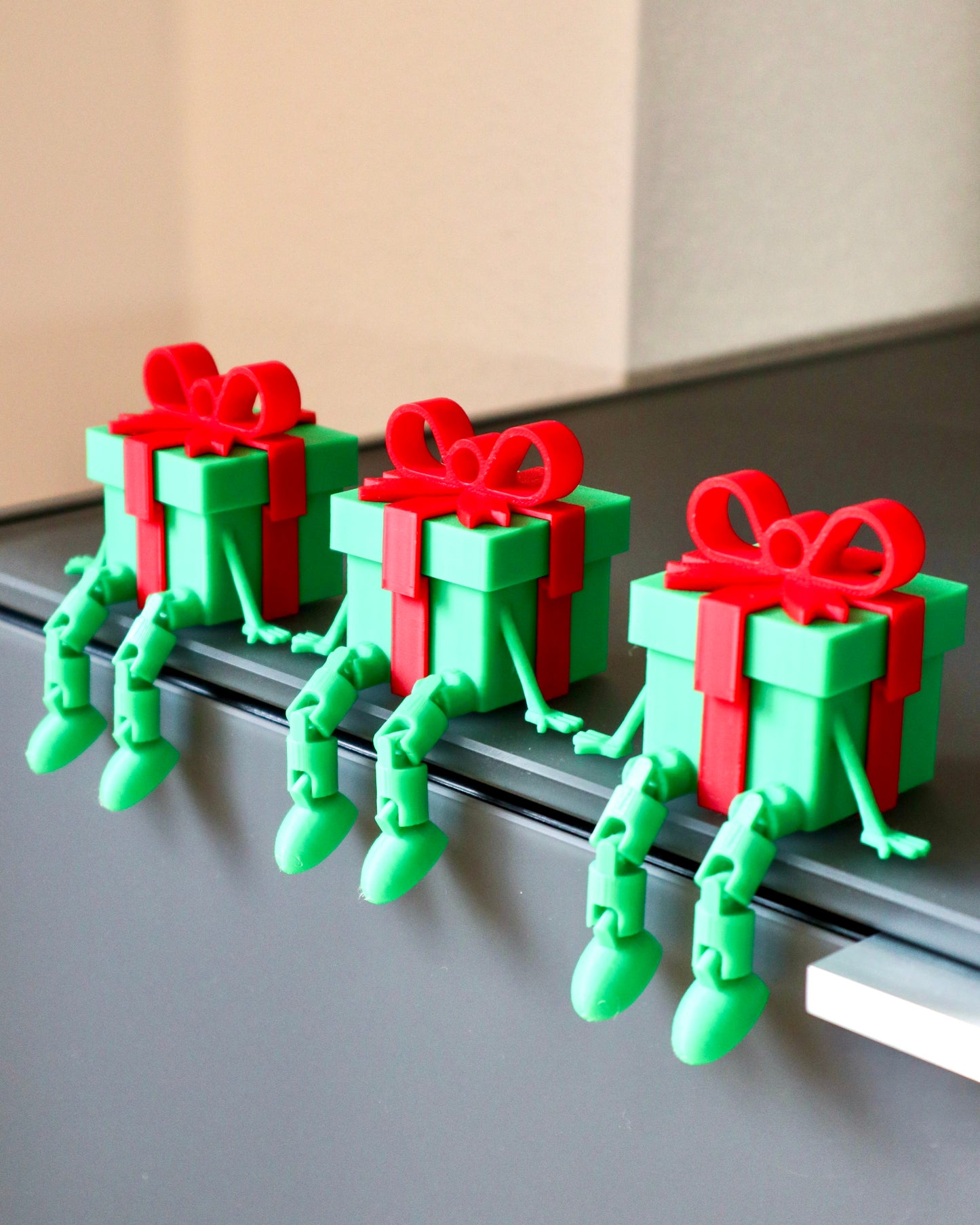 3D-Druck Geschenkbox mit flexiblen Beinen