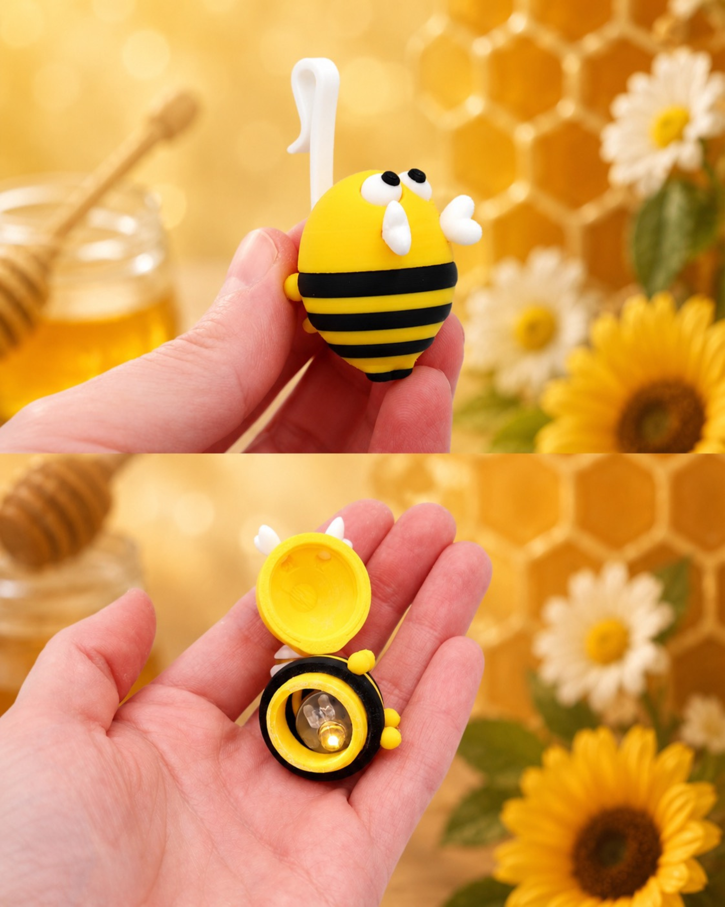 Glasanhänger Hummel inkl. Ballonlichter