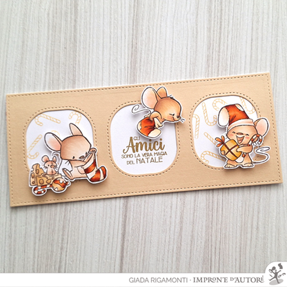 Happy MICE Clear Stamps