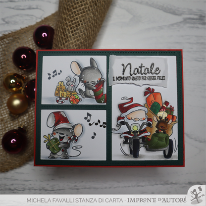 Happy MICE Clear Stamps