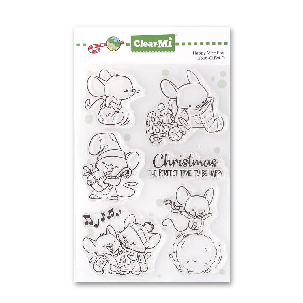 Happy MICE Clear Stamps