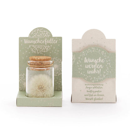 Großer Wunscherfüller mit echter Pusteblume