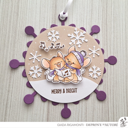 Happy MICE Clear Stamps