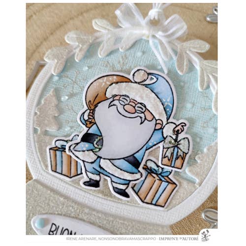 SANTA Mission Clear Stamps