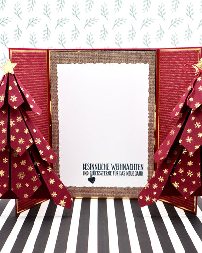 Christmas Tree Karte inkl. Kartenbox