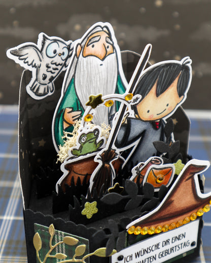 Zauberhafter Geburtstag, POP UP Karte
