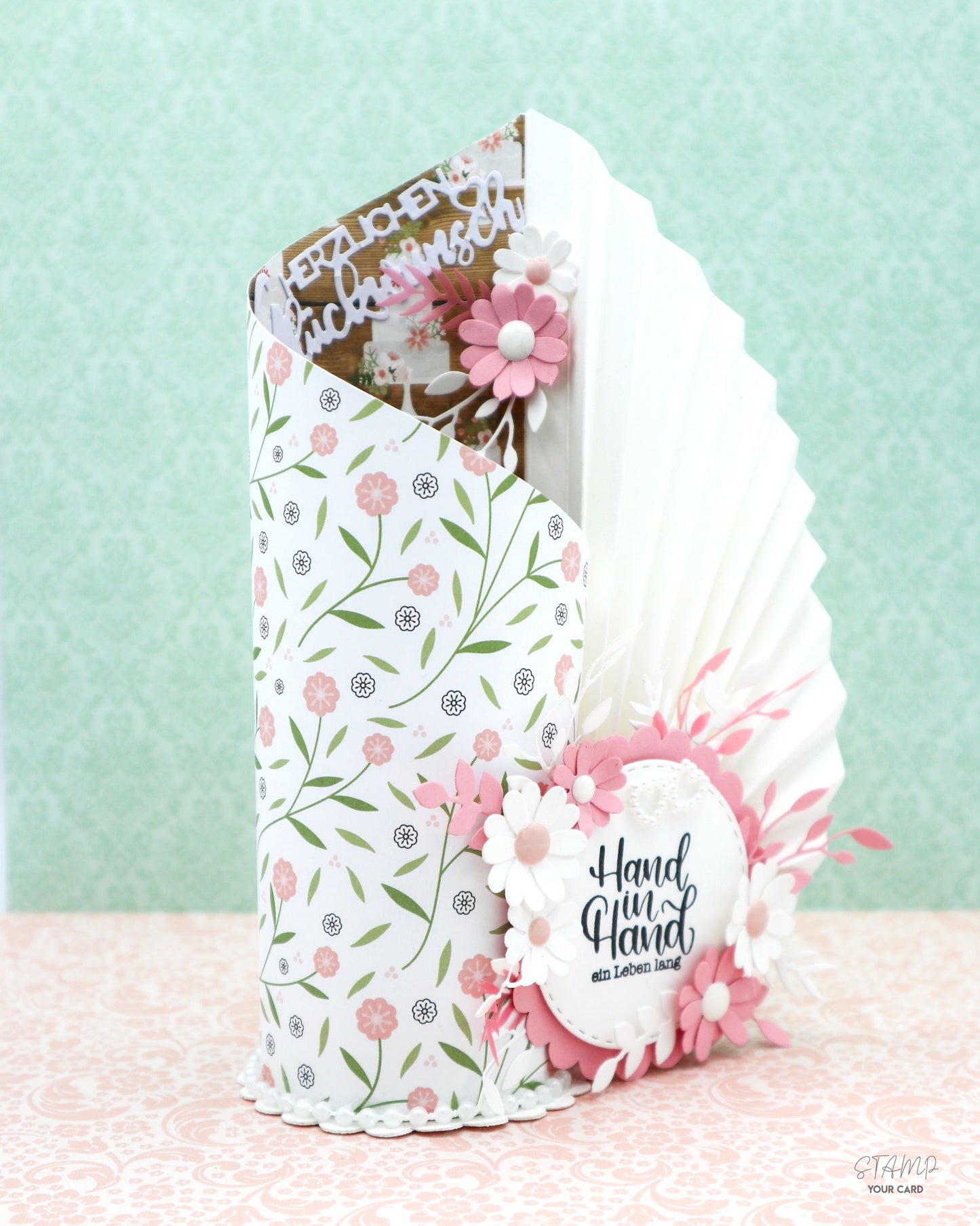 FÄCHERKARTE zur Hochzeit