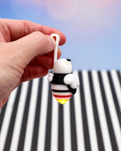 Glasanhänger Glühwürmchen FUßBALL EDITION inkl. Ballonlichter