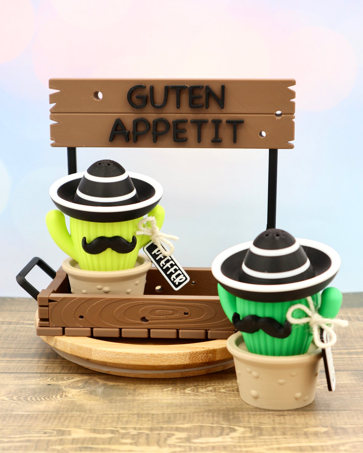 Kaktus Salz & Pfeffer Streuer