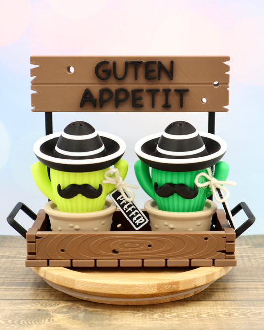 Kaktus Salz & Pfeffer Streuer
