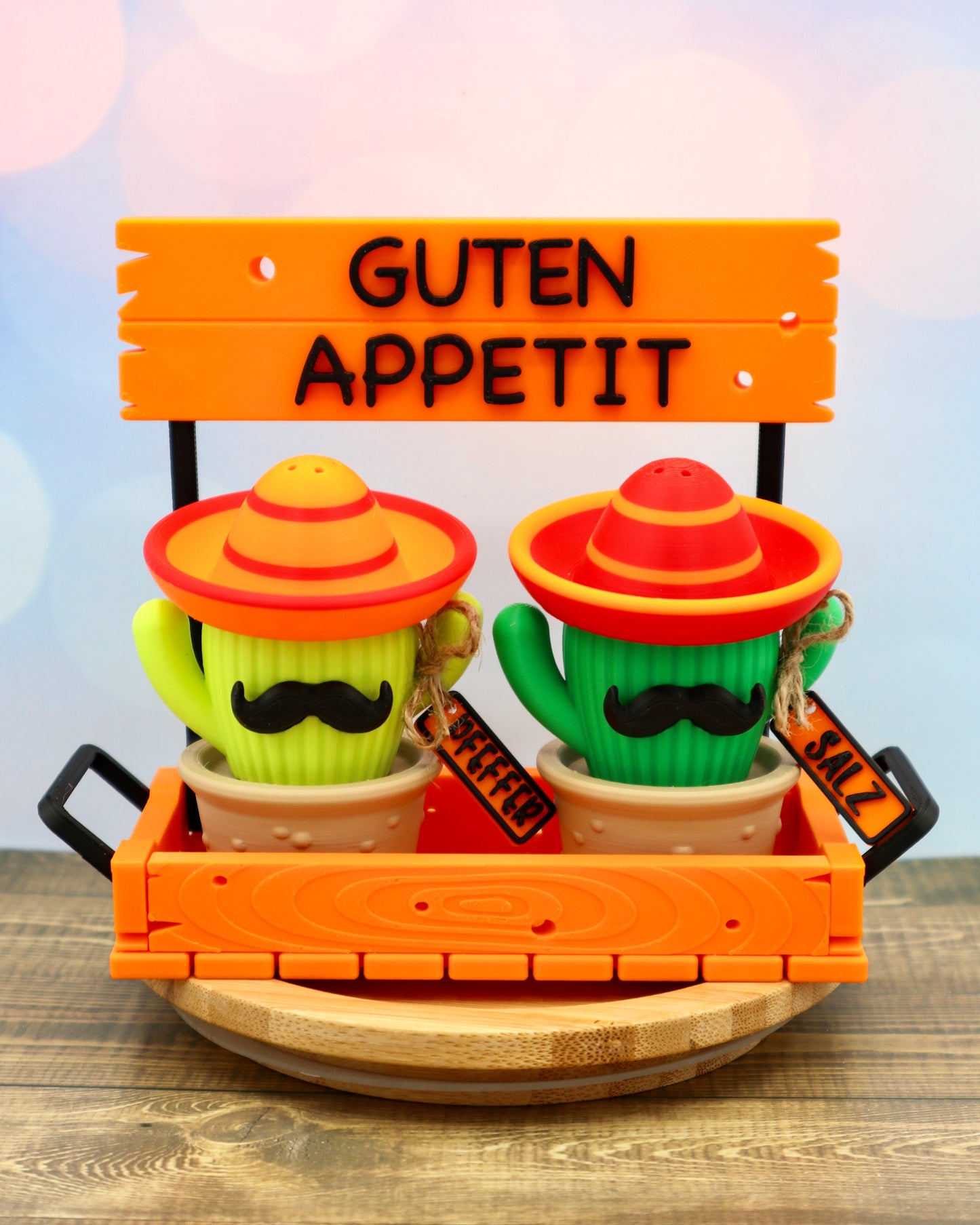 Kaktus Salz & Pfeffer Streuer