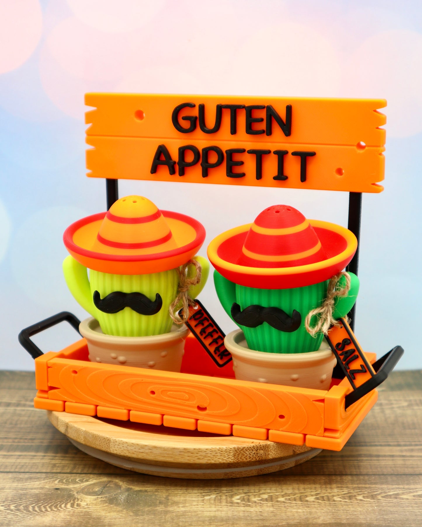Kaktus Salz & Pfeffer Streuer