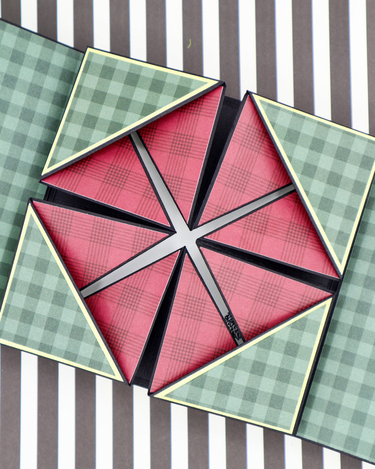 Napkin Fold Karte