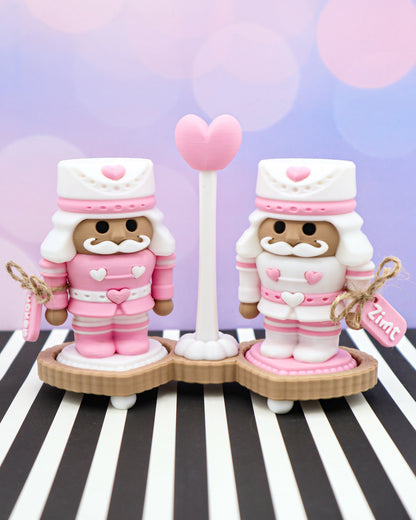 Nussknacker Streuer ROSA und WEISS