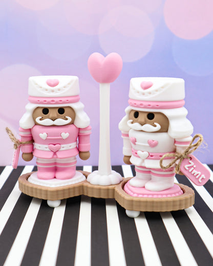 Nussknacker Streuer ROSA und WEISS