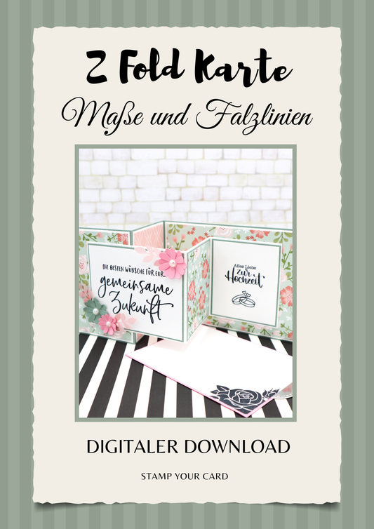 Z Fold Karte - Maße & Falzlinien in CM Angaben (PDF-Download) DEUTSCH