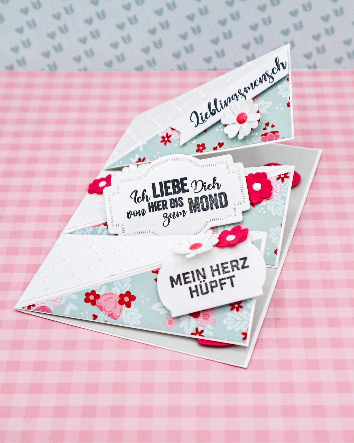 AUFSTELLKARTE zum Valentinstag