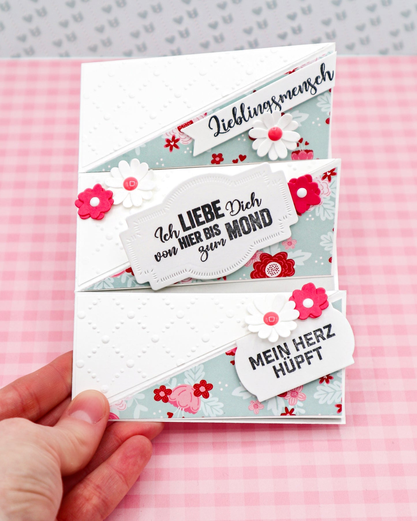 AUFSTELLKARTE zum Valentinstag