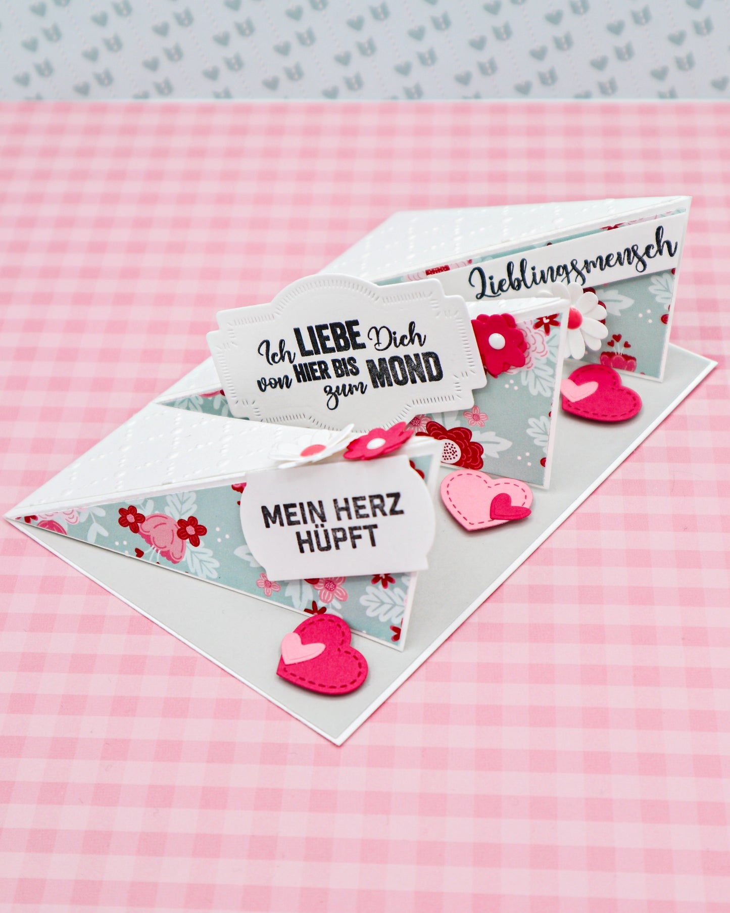 AUFSTELLKARTE zum Valentinstag