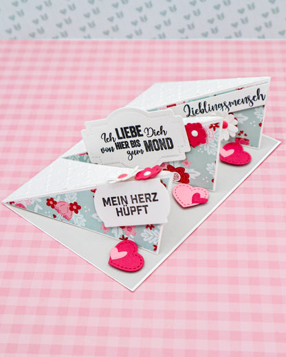 AUFSTELLKARTE zum Valentinstag