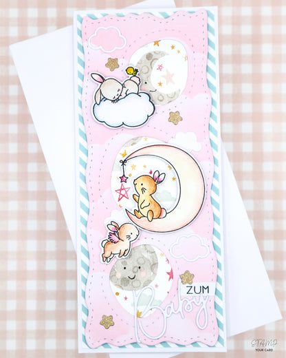 ZUM BABY! Slimline Karte