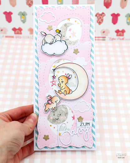 ZUM BABY! Slimline Karte
