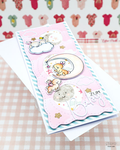 ZUM BABY! Slimline Karte