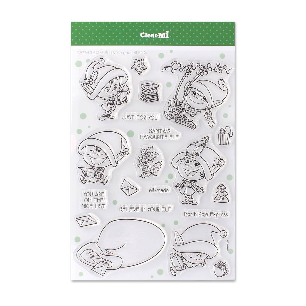 Believe in your ELF Clear Stamps